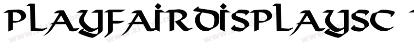 PlayfairDisplaySC Bo字体转换